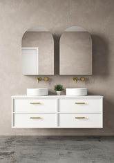 Elysium dual side vanity with mirrors