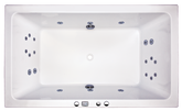 Quadrato spa bathtub