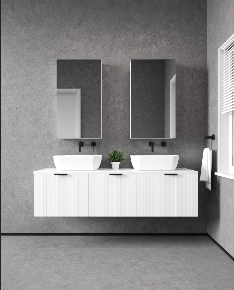 Liliana Vanity with Double mirrors & sinks