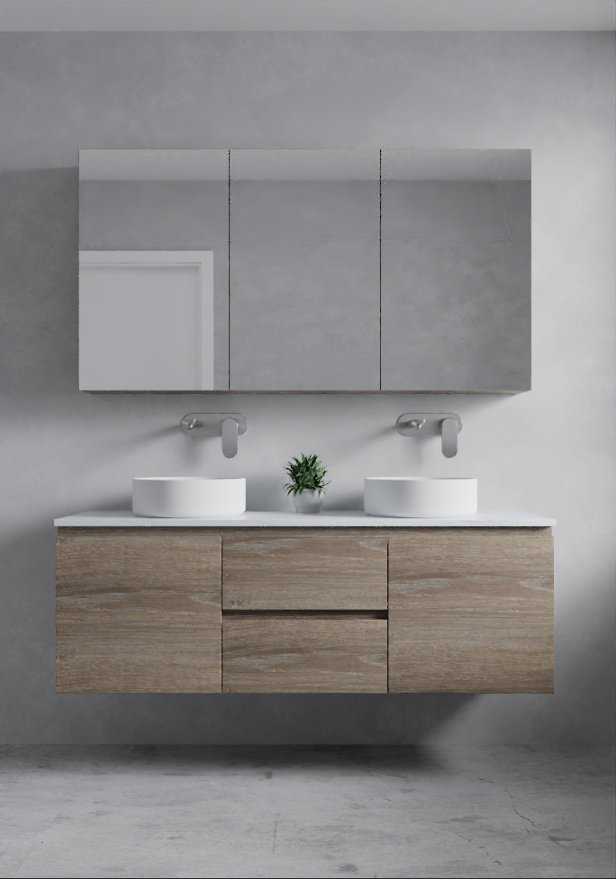 Nova Vanity sleek design with  mirrors