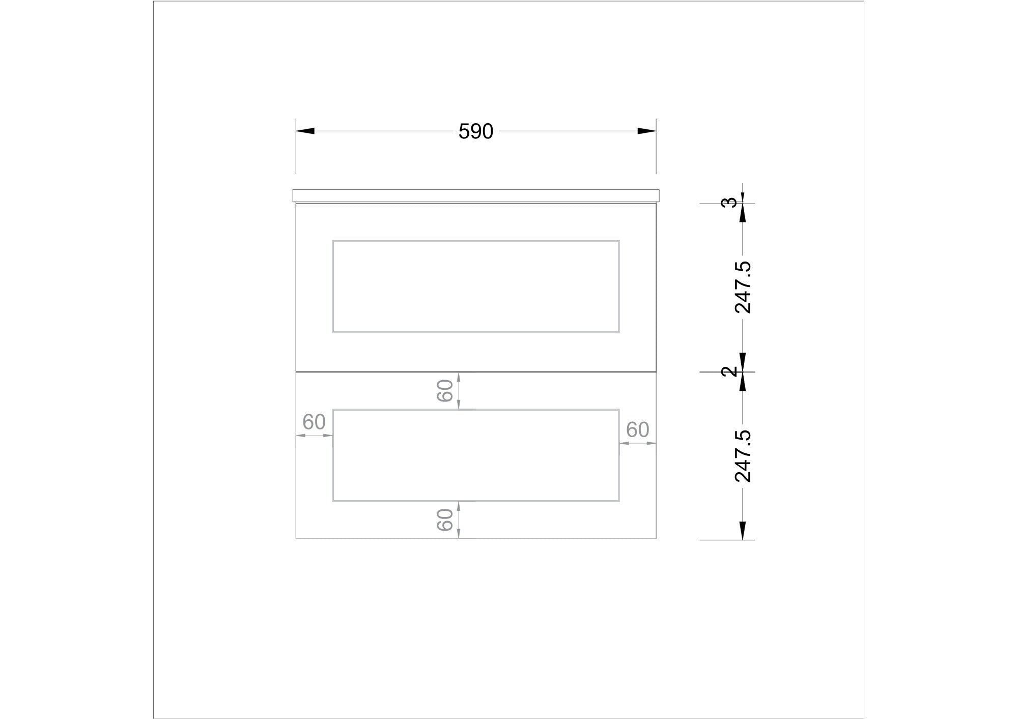 Veritas Drawer Vanity