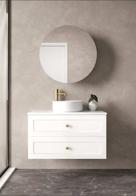 Veritas Drawer Vanity in modern bathroom