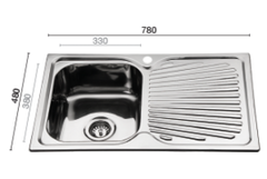 LE780 laser edge kitchen sink