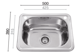 LT390 inset laundry tub