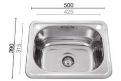 LT390 inset laundry tub